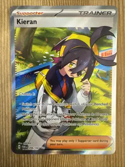 Kieran - 206/167 - Pokemon Twilight Masquerade Full Art Ultra Rare NM - Image 1