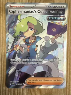 Pokemon TCG Ciphermaniac's Codebreaking 198/162 Temporal Forces NM - Image 1