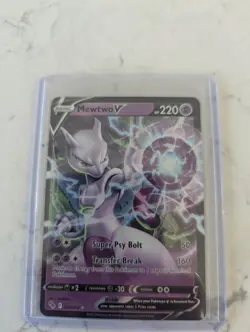 Mewtwo V 030/078 Pokemon GO Holo Super Psy Bolt Transfer Break - Image 1