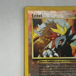 Pokemon TCG Entei Wizards Black Star Promos 34 Holo Promo Promo - Image 4