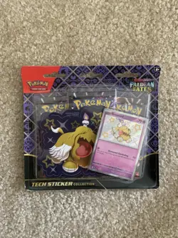 Lot of 14 - Pokemon TCG S&V Paldean Fates 3 Pack Tech Sticker Collection - Image 2