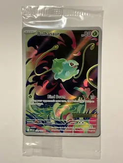 Pokemon - Mega Evolution- Bulbasaur 133/132 SEALED PROMO STAMPED - Image 1