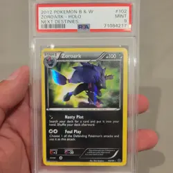Pokemon 2012 Zoroark Holo Secret #102 B&W Next Destinies Psa 9 - Image 1