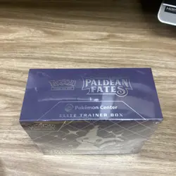 FACTORY SEALED Pokemon TCG Paldean Fates Pokemon Center ETB Elite Trainer Box - Image 2