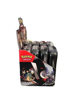 Pokemon Unova SV10.5 Mini Tin Display - 8 Sealed Tins - Black Bolt White Flare - Image 2
