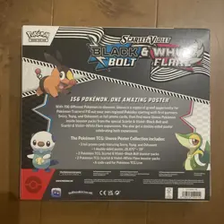 Pokemon Scarlet And Violet Black Bolt And White Flare Poster Collection Sealed - Image 2