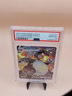 2021 Charizard VMAX Pokemon SWSH FA #SV107 Shining Fates PSA 10 - Image 3