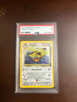 Pidgeot Pokemon #8/64 Jungle Holo Rare (1999) - Image 1