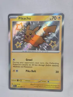 Pikachu Baby Shiny - 131/091 - Paldean Fates - Holo Rare - NM/M - Pokemon TCG - Image 1