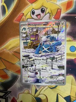 Metagross 178/162 Illustration Rare Temporal Forces Pokemon NM - Image 1