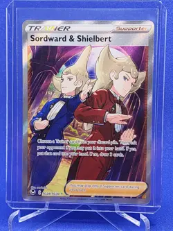 Sordward & Shielbert TG28/TG30 Ultra Rare Silver Tempest Full Art Pokemon TCG NM - Image 1