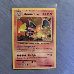 Pokemon Charizard 150 HP Card - Energy Burn Ability - Image 1