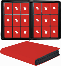 Premium 9-Pocket Zippered Trading Card Binder, 540 Pockets Double-Sided Side-Loa - Image 1