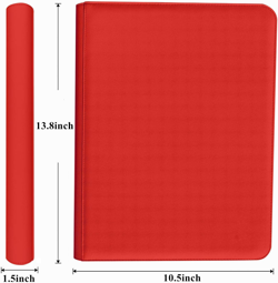 Premium 9-Pocket Zippered Trading Card Binder, 540 Pockets Double-Sided Side-Loa - Image 4