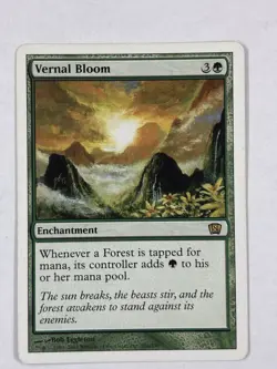 Vernal Bloom 8th Edition Regular MTG Magic the Gathering - Image 1