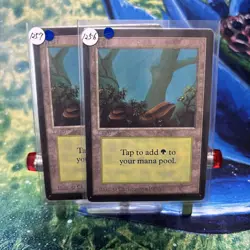 MTG Forest LEB Basic Land Beta Rare NM Condition Single - Image 1