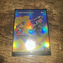 MTG Goblin Bombardment 0023 Foil (Borderless) Marvel Eternal-Legal NM MAR - Image 1