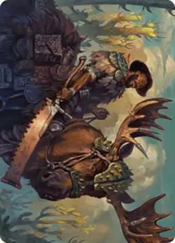 Spinewoods Paladin Art Card Art Series: Outlaws of Thunder Junction MTG - Image 1