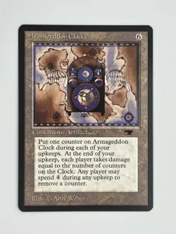 MTG ARMAGEDDON CLOCK Antiquities Regular MT+ Magic The Gathering - Image 1