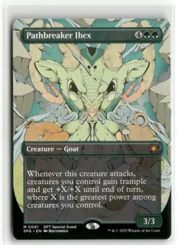 Pathbreaker Ibex Borderless - Special Guests MTG NM - Image 1