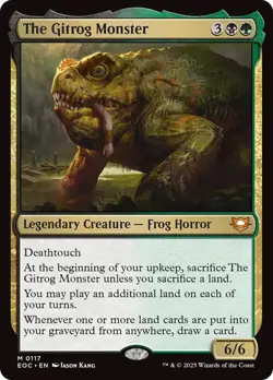 The Gitrog Monster Edge of Eternities Commander MTG LEGENDARY FROG HORROR RARE - Image 1