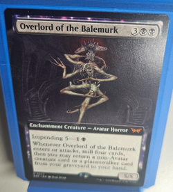 MTG - Duskmourn House of Horror - Overlord of the Balemurk - Extended Art - MiNT - Image 4
