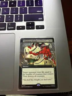 Villainous Wrath (Extended Art) 0259 (R) MTG Marvel's Spider-Man (SPM) Pre-Owned - Image 1