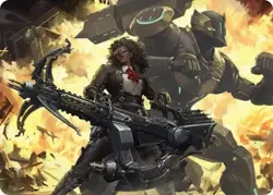 MTG Machinist's Arsenal Art Card [FINAL FANTASY Art Series] Near Mint Magic - Image 1