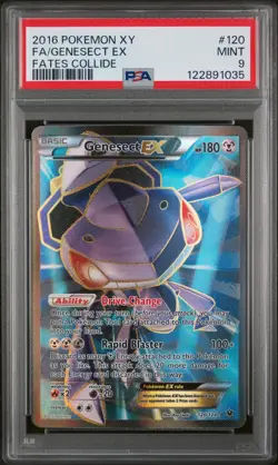 Genesect EX 120/124 Full Art PSA 9 MINT 2016 Pokemon XY Fates Collide - Image 3