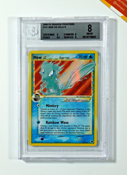 Pokemon BGS 8 Mew Gold Star #101 Holo Ex Dragon Frontiers 2006 English - Image 1