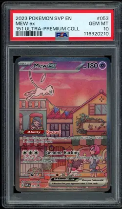 2023 PSA 10 Pokemon SVP EN Mew ex BSP 053 Black Star Promo Card 151 Ultra Prem - Image 1
