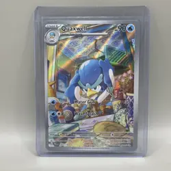 NM-Mint Quaxwell - 207/193 - Illustration Rare Pokemon Paldea Evolved - Image 1