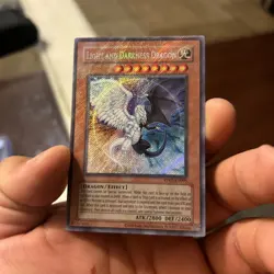 Light and Darkness Dragon (RP02-EN095) YuGiOh! RetroPack2 Secret Rare Holo Bleed - Image 1