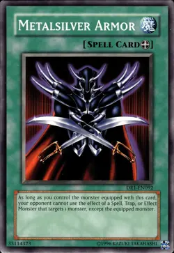 Metalsilver Armor - DR1-EN092 - COMMON YuGiOh TCG Card - Image 1
