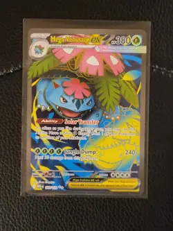 Pokemon TCG Mega Venusaur ex 155/132 2025 Mega Evolution Ultra Rare Card - NM - Image 1