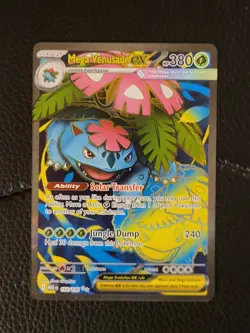 Pokemon TCG Mega Venusaur ex 155/132 2025 Mega Evolution Ultra Rare Card - NM - Image 2