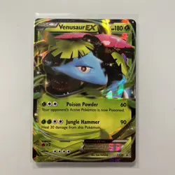 Pokemon TCG Venusaur EX Ultra Black Star Promo Holo Card XY28 NM Condition - Image 1