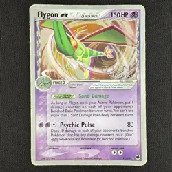 Flygon ex Delta Species 92/101 Dragon Frontiers World Championships 2007 Card - Image 1