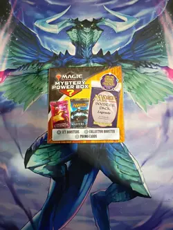 1x Mtg Magic The Gathering Mystery Power Box 4Booster 1 Collector Booster Sealed 728192541452 - Image 1