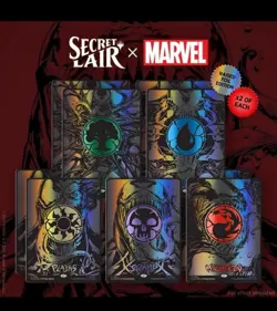 MTG Secret Lair x Marvel's Spider-Man: Mana Symbiote Raised Foil Edition Presale - Image 1