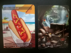 Food / Treasure Token EDH Digital Arts Tokens MTG Magic The Gathering - Image 1