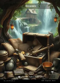 Food / Treasure Token EDH Digital Arts Tokens MTG Magic The Gathering - Image 3