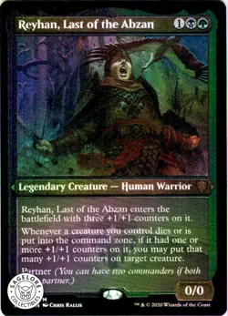 MTG Reyhan, Last of the Abzan (Foil Etched) (534) | NM | Commander Legends (CMR) - Image 1