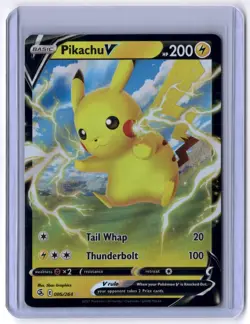 Pikachu V 086/264 Ultra Rare Holo NM Pokemon SWSH08: Fusion Strike - Image 1