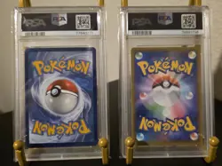 PSA 10 GEM MINT 2021 POKEMON SWSH ENG/JPN FUSION STRIKE/ARTS MEW V #250 & #105 - Image 2