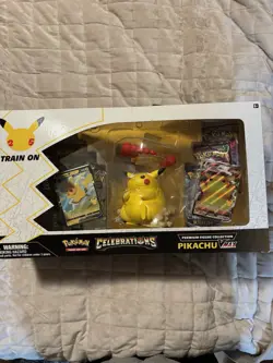 Pokemon TCG Celebrations Premium Figure Collection Pikachu VMAX Box Sealed New 820650809408 - Image 1