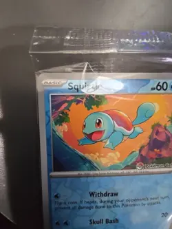 Pokemon Center Squirtle 007 Stamped Promo Pokemon TCG S&V 151 Set SEALED - Image 5