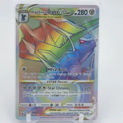 Origin Forme Dialga VSTAR 198/189 Rainbow Rare - Astral Radiance Pokemon - Image 1
