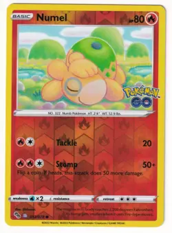 Numel (Ditto) 013/078 (Peelable Ditto) Unpeeled Pokemon GO TCG LP - Image 1