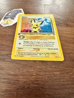 Carte Pokemon Pichu 12/111 Edition 1 RARE HOLO Neo Genesis Wizards - Image 2